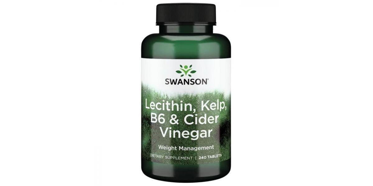 Swanson Lecithin, Kelp, B6 & Cider Vinegar 240 tablets Bodybuilding