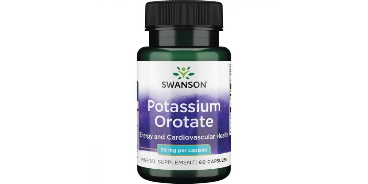 Swanson Potassium Orotate, 99mg 60 caps Bodybuilding and Sports