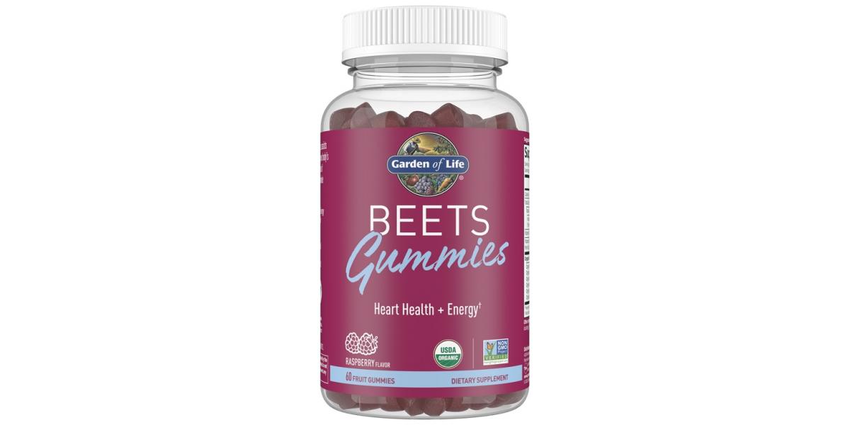 Garden of Life Beets Gummies, Raspberry 60 gummies Bodybuilding and