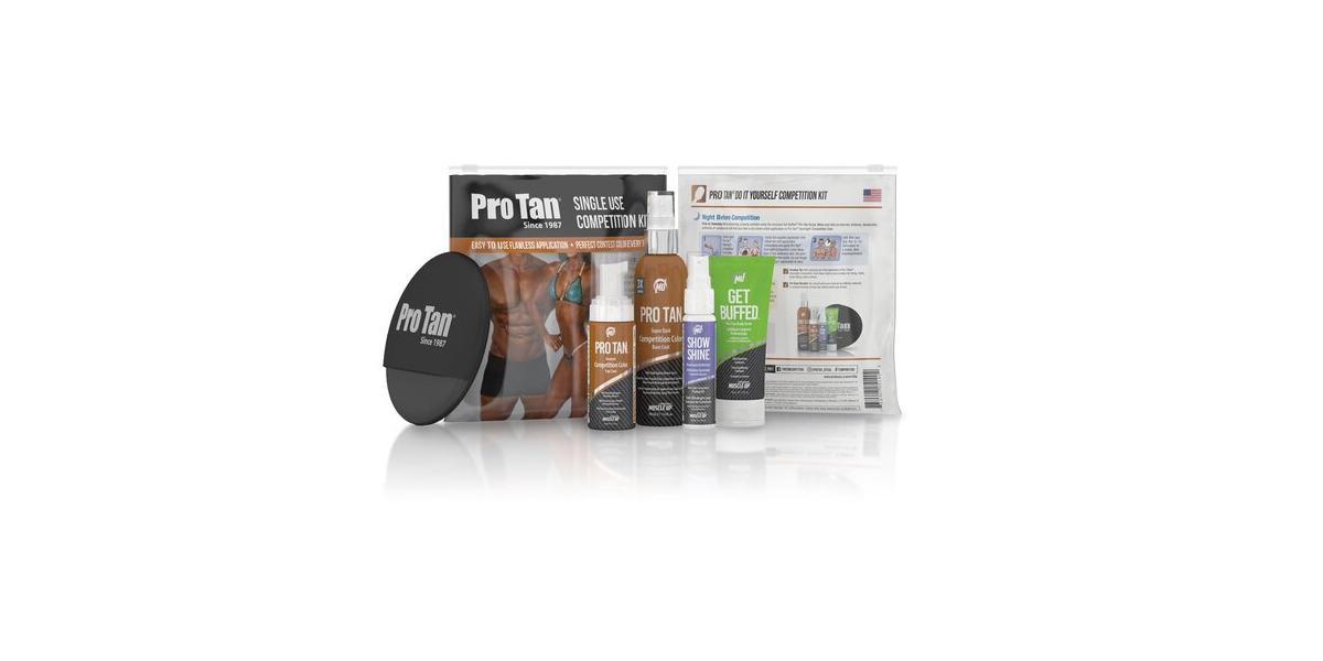 PRO TAN Instant Competition Color 3本セット Pro Tan Instant Competition Color-Top Coat 健美著色泡沫油彩