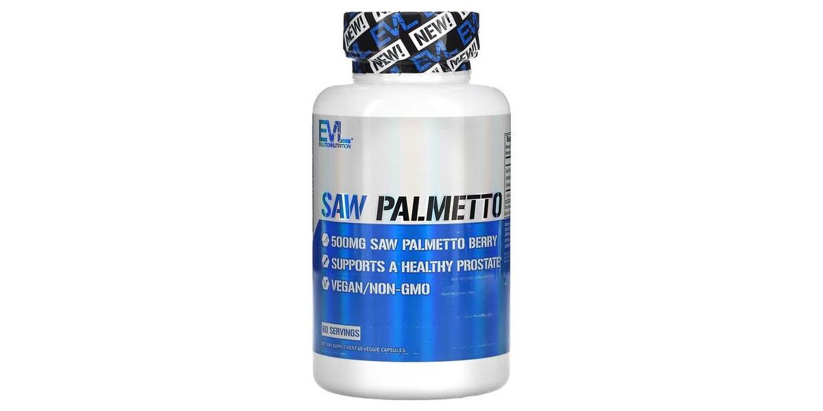 EVLution Nutrition Saw Palmetto 60 vcaps Bodybuilding and Sports