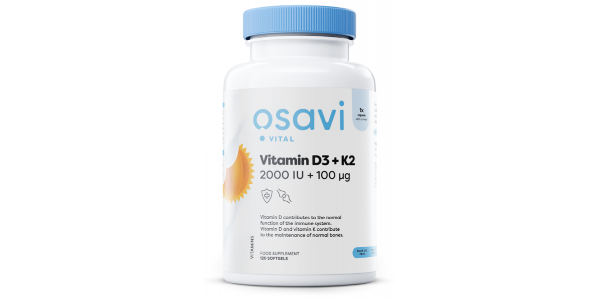 Osavi Vitamin D3 + K2 Bodybuilding and Sports Supplements