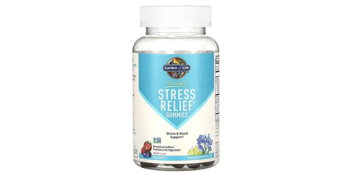 Garden of Life Stress Relief Gummies, Berry 60 gummies Bodybuilding