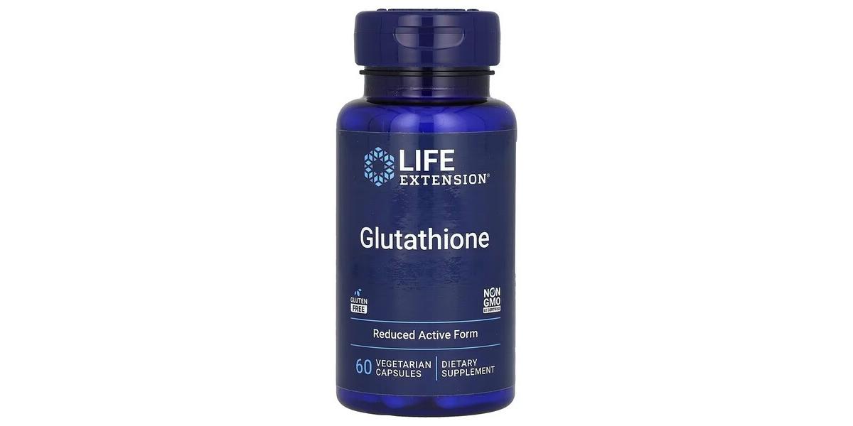 life extension glutathione product - 60 vcaps anti aging serum
