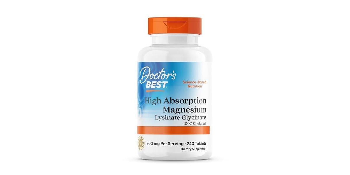 Doctor's Best, High Absorption Magnesium Glycinate , 100 Mg Per Tablet, 120 Tablets - View #9