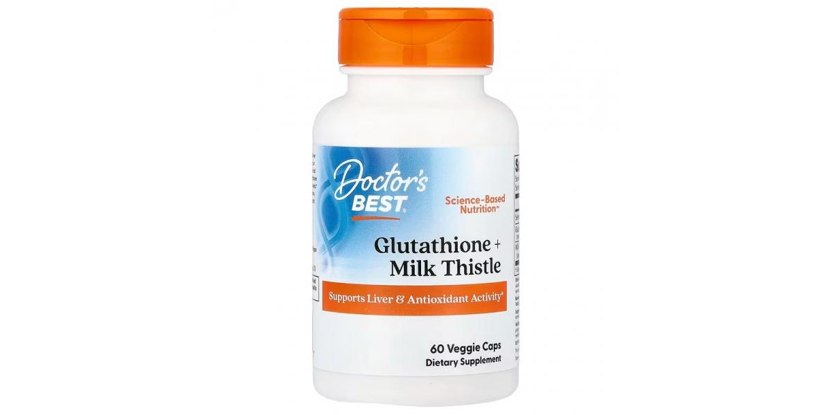 Doctor's Best Glutathione + Milk Thistle - 60 vcaps