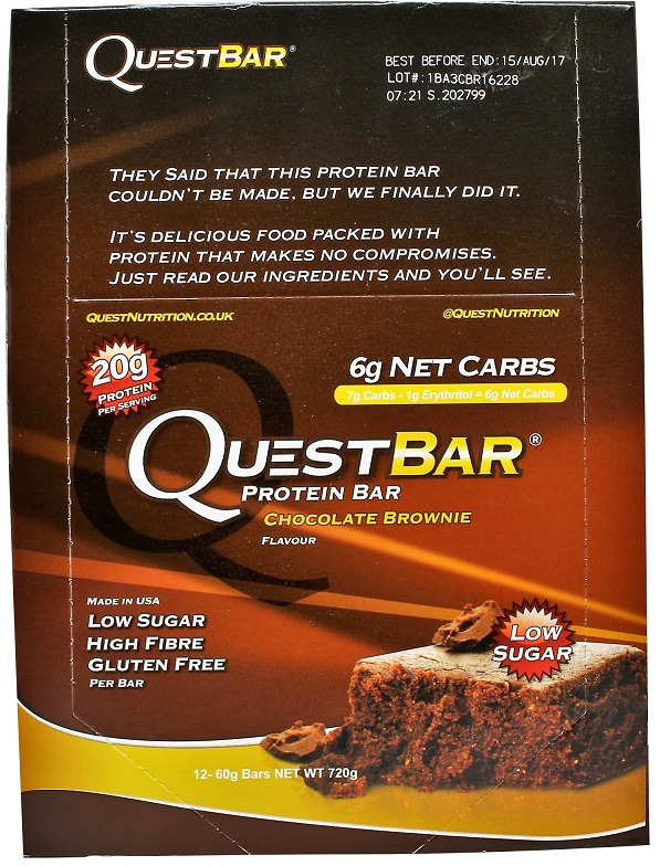 Quest Nutrition Quest Bar Bodybuilding and Sports Supplements