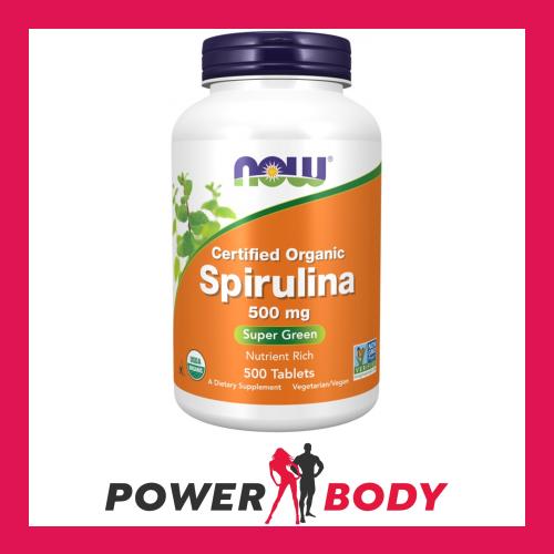 NOW Foods Spirulina 500/1000mg - 100/200/500 Tabs - Superfood - Picture 2 of 6