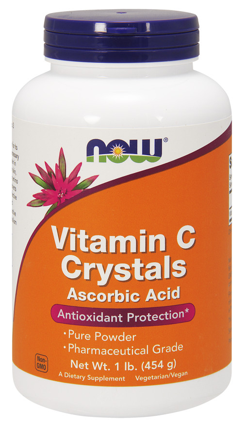 NOW Foods Vitamin C Crystals - Bodybuilding and Sports Supplements