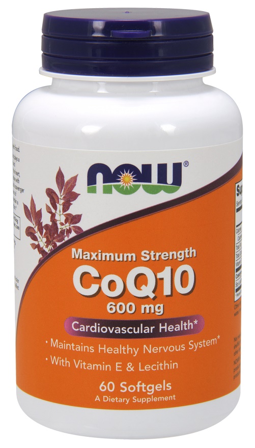 NOW Foods CoQ10 with Lecithin & Vitamin E Bodybuilding and Sports