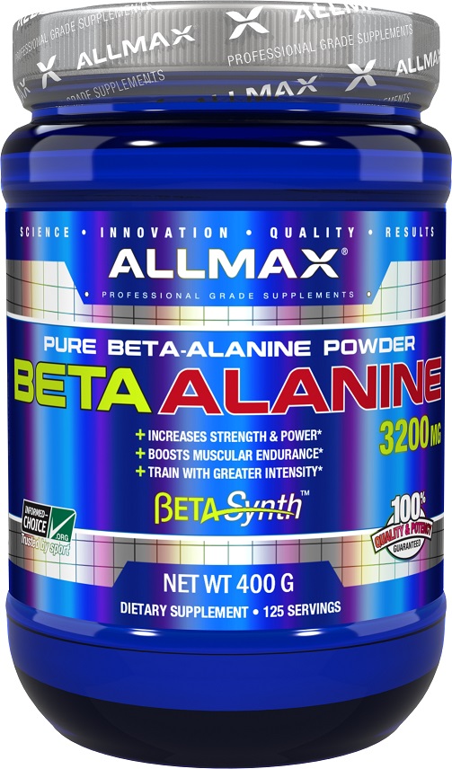 AllMax Nutrition Beta Alanine, Powder 400 grams Bodybuilding and Sports Supplements