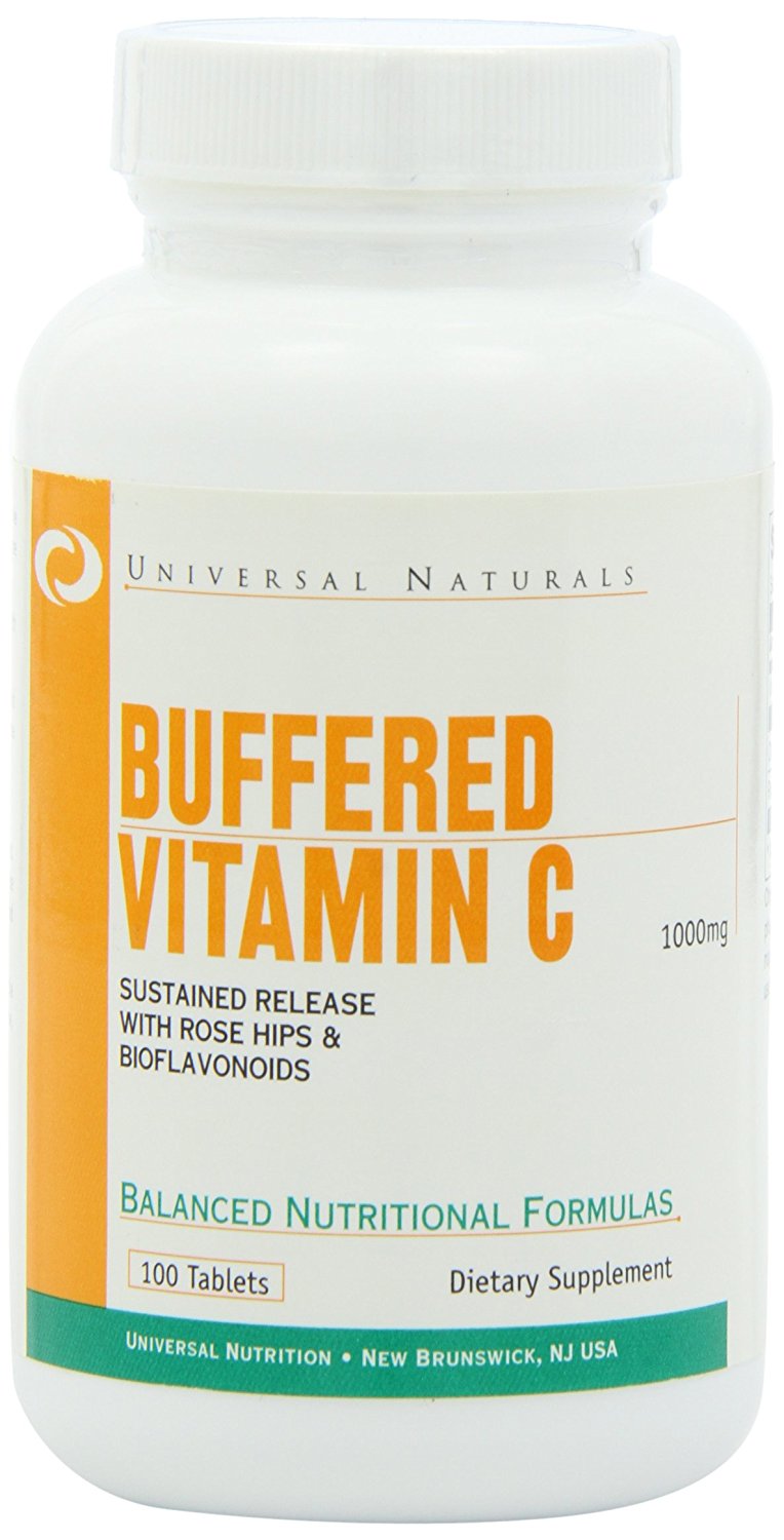Universal Nutrition Vitamin C Buffered, 1000mg - 100 ...