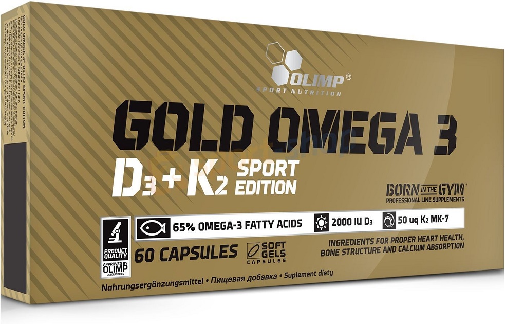Olimp Nutrition Gold Omega 3 D3 + K2 Sport Edition 60 caps