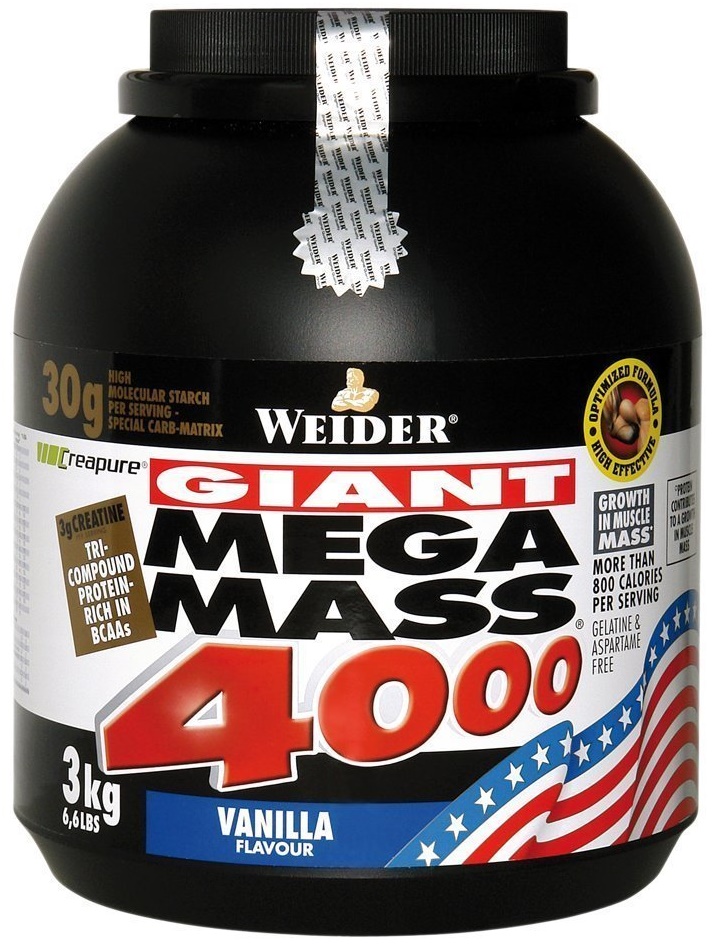 Weider Mega Mass 4000 - Bodybuilding and Sports Supplements