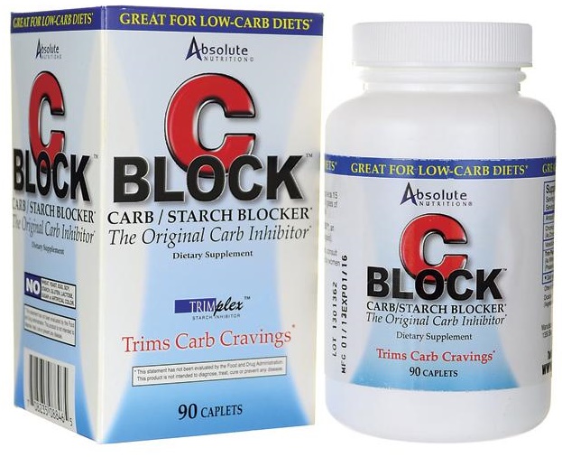 Absolute Nutrition CBlock - 90 caplets - Bodybuilding and Sports Supplements
