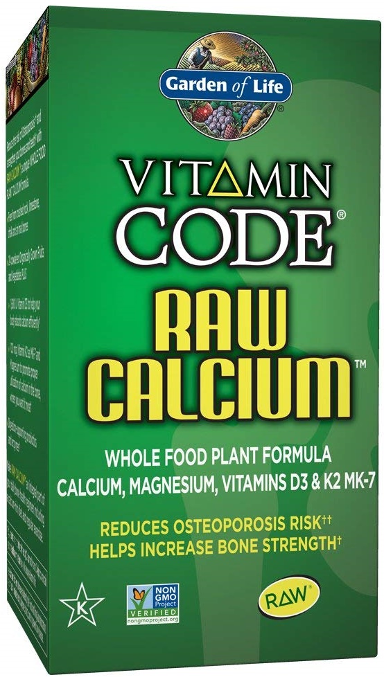 Garden of Life Vitamin Code RAW Calcium - Bodybuilding and Sports ...