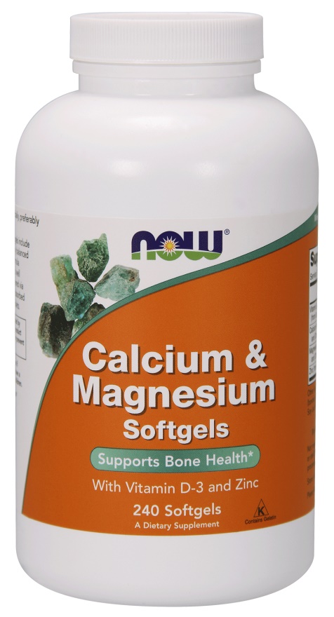 NOW Foods Calcium & Magnesium with Vit D and Zinc - Bodybuilding and