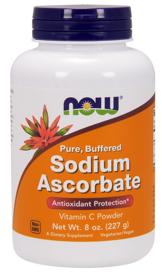 NOW Foods Sodium Ascorbate, Powder Buffered 227 grams Bodybuilding