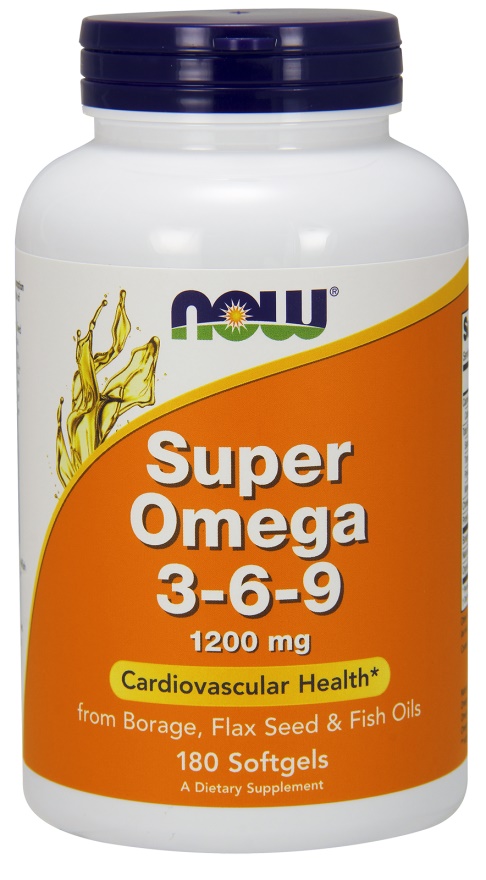 NOW Foods Super Omega 3-6-9 - Bodybuilding and Sports Supplements
