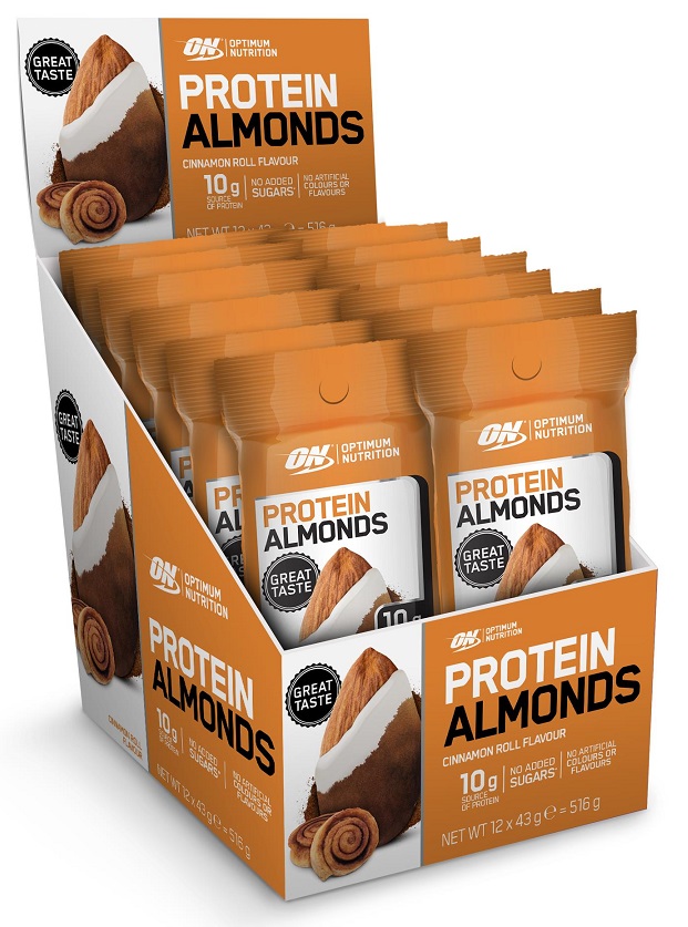 Optimum Nutrition Protein Almonds Bodybuilding and Sports Supplements