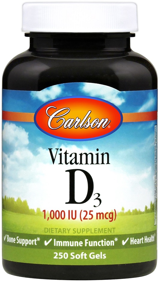 Carlson Labs Vitamin D3 Bodybuilding and Sports Supplements