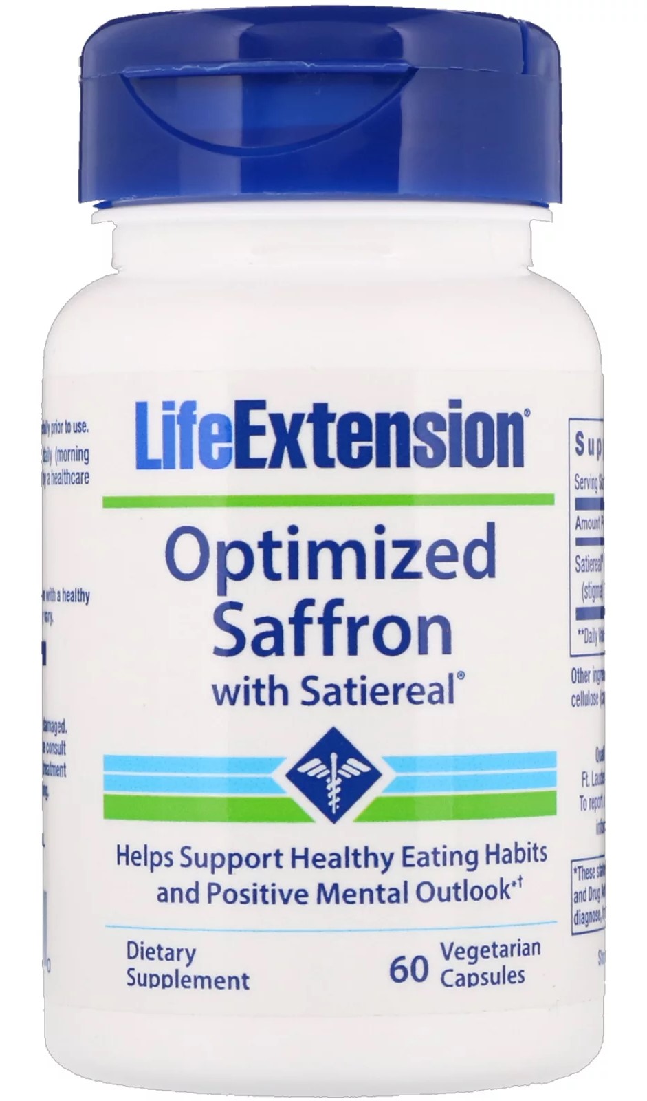 Life Extension Optimized Saffron with Satiereal 60 vcaps Bodybuilding and Sports Supplements