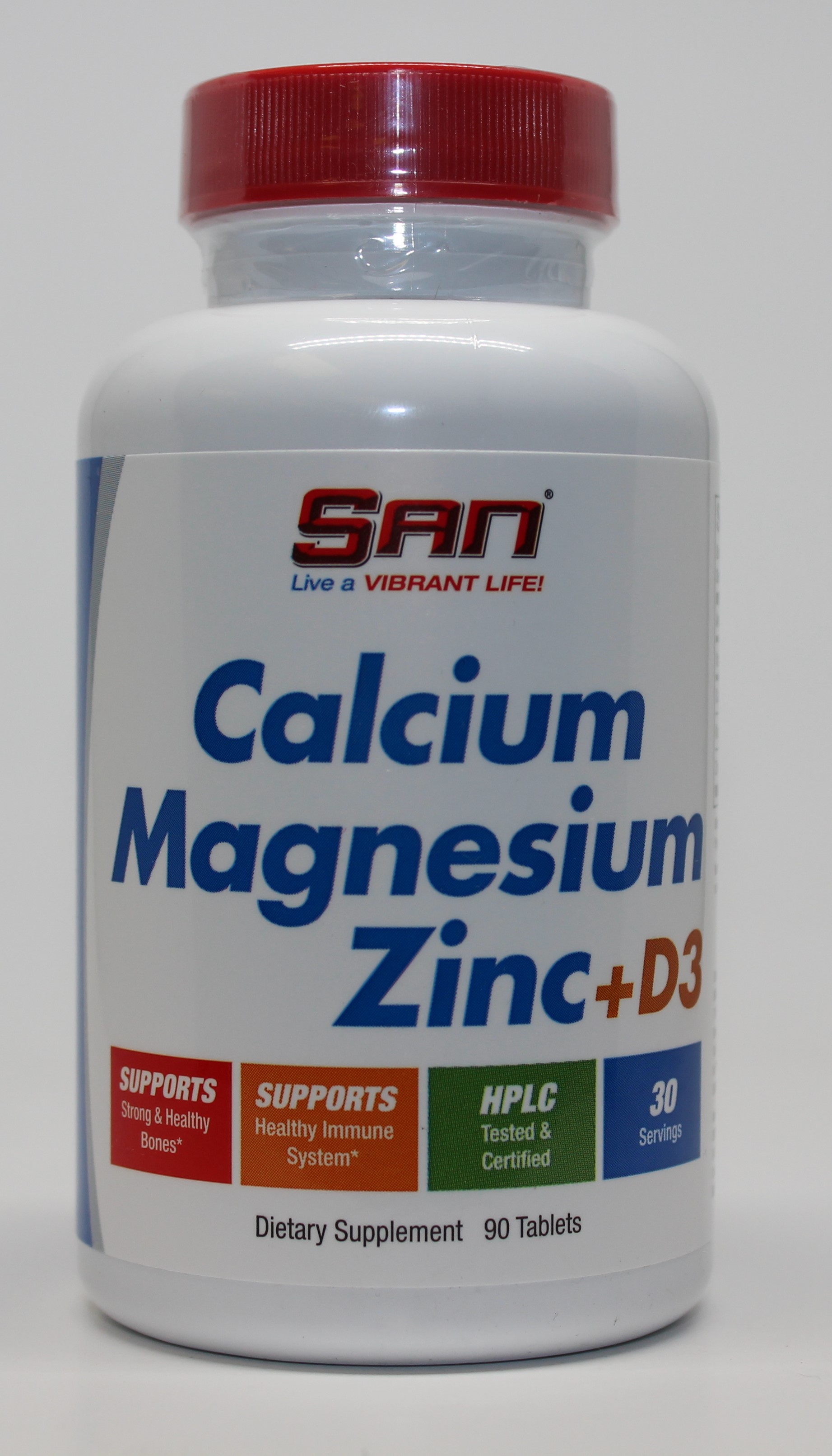 SAN Calcium Magnesium Zinc + D3 90 tablets Bodybuilding and Sports
