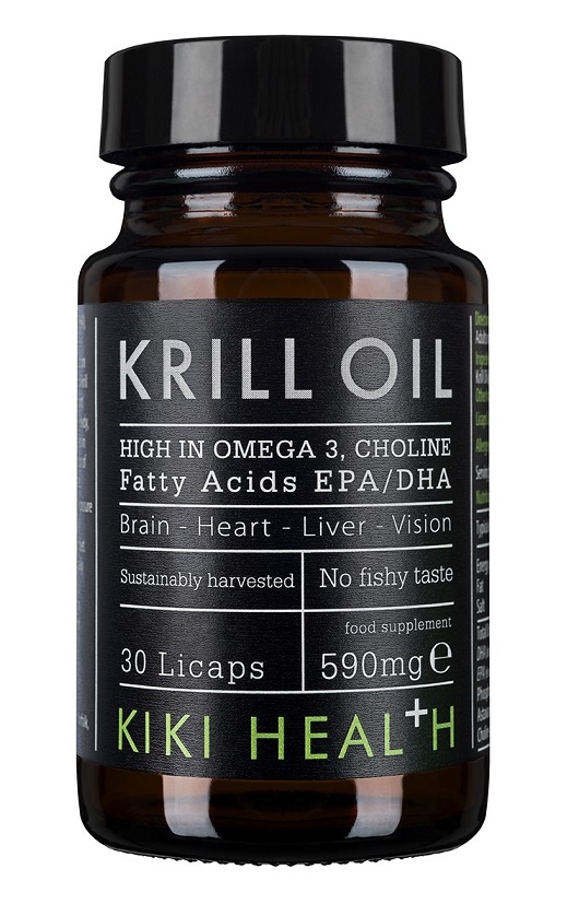 KIKI Health Krill Oil, 590mg 30 Licaps Bodybuilding and Sports
