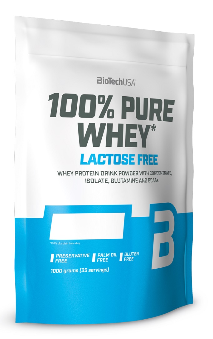 BioTechUSA 100 Pure Whey Lactose Free Bodybuilding and Sports