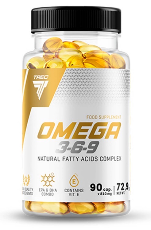 Trec Nutrition Omega 3 6 9 90 caps Bodybuilding and Sports