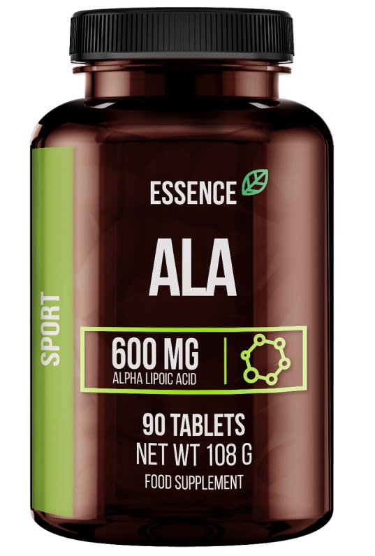 Essence Nutrition ALA Alpha Lipoic Acid, 600mg 90