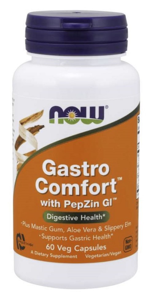 NOW Foods Gastro Comfort with PepZin GI - 60 vcaps - Bodybuilding and ...