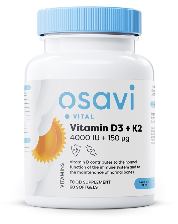 Osavi Vitamin D3 + K2 Bodybuilding and Sports Supplements