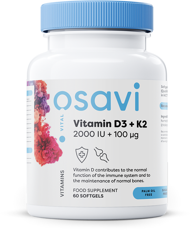 Osavi Vitamin D3 + K2 Bodybuilding and Sports Supplements