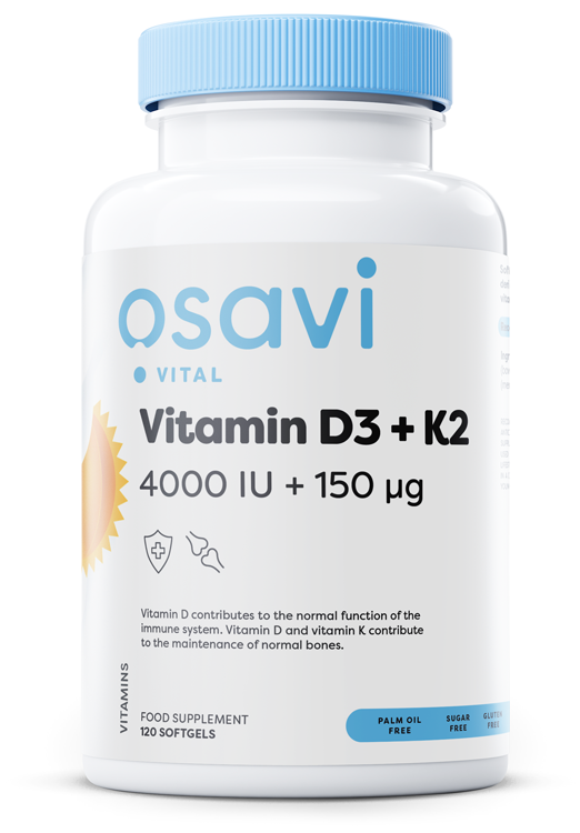 Osavi Vitamin D3 + K2 Bodybuilding and Sports Supplements