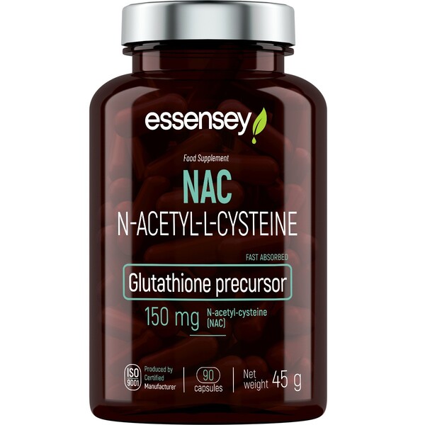 Essensey NAC, 150mg - 90 caps - Bodybuilding and Sports Supplements Essensey NAC, 150mg - 90 caps - Bodybuilding and Sports Supplements