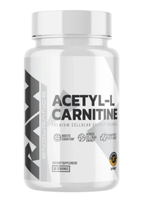 Raw Nutrition Acetyl L-Carnitine - 60 vcaps - Bodybuilding and Sports  Supplements