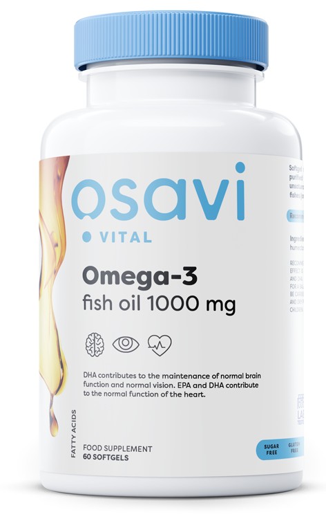 Osavi Omega-3 Fish Oil Molecularly Distilled Bodybuilding and