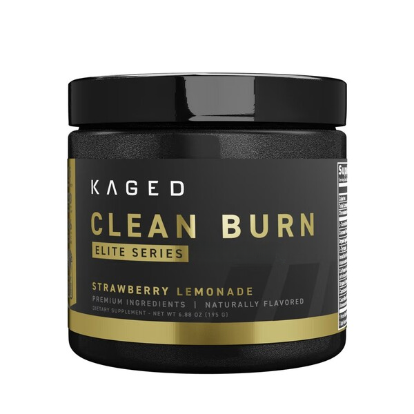 l carnitine kaged Kaged Muscle Clean Burn Powder - Elite Series, Strawberry Lemonade - 195 grams