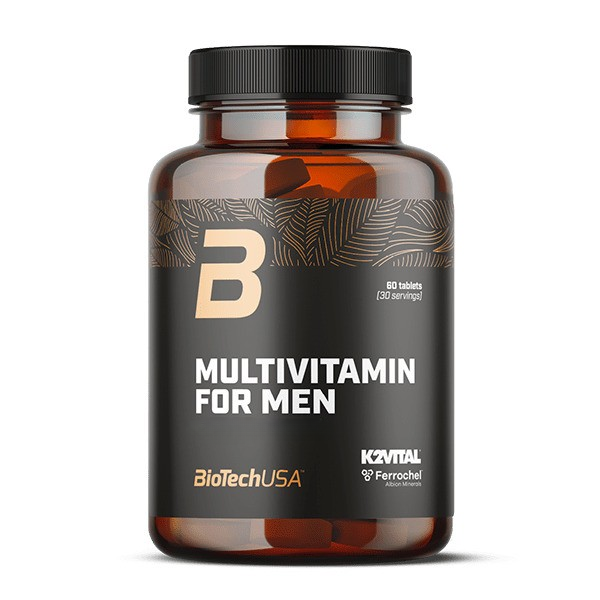 BioTechUSA Multivitamin for Men - 60 tablets - Bodybuilding and Sports ...