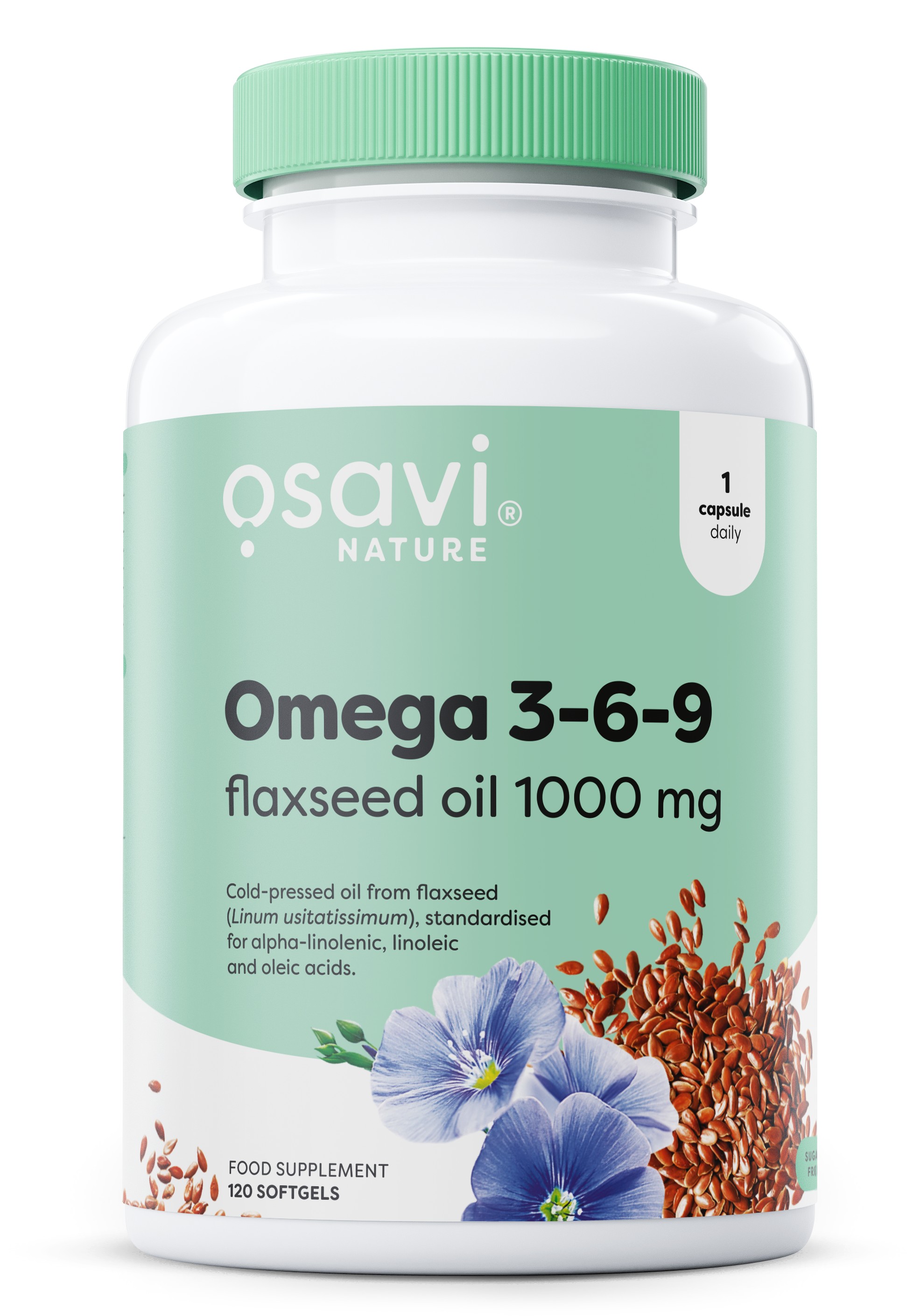 Osavi Omega 3-6-9 Flaxseed Oil - Bodybuilding and Sports Supplements