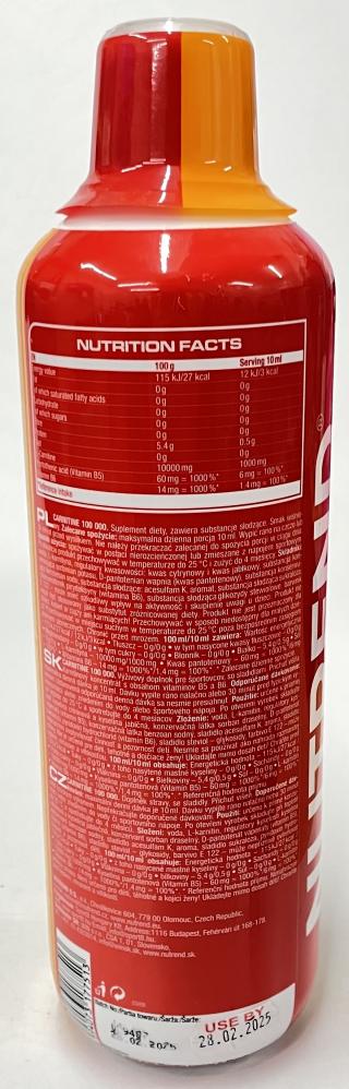 l carnitine 100.000 GNC L-Carnitine Liquid 3000mg - 450ml (Orange) - Cureka