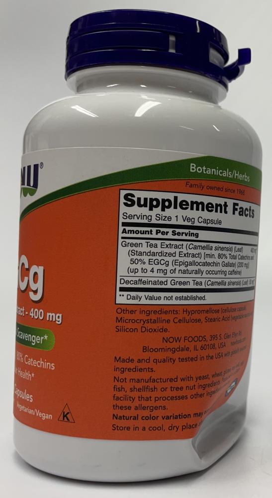 NOW Foods EGCg Green Tea Extract Bodybuilding and Sports Supplements