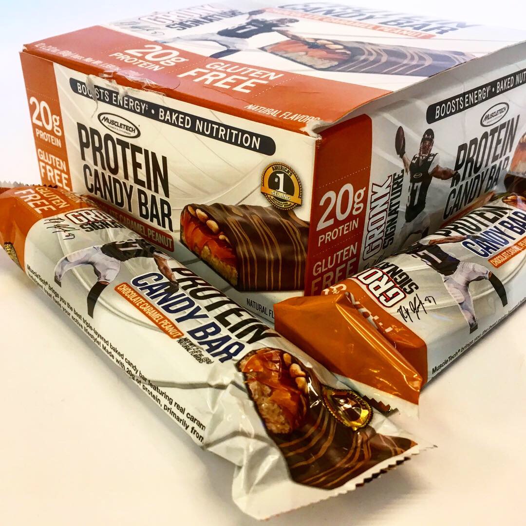 MuscleTech Protein Candy Bar Bodybuilding and Sports Supplements
