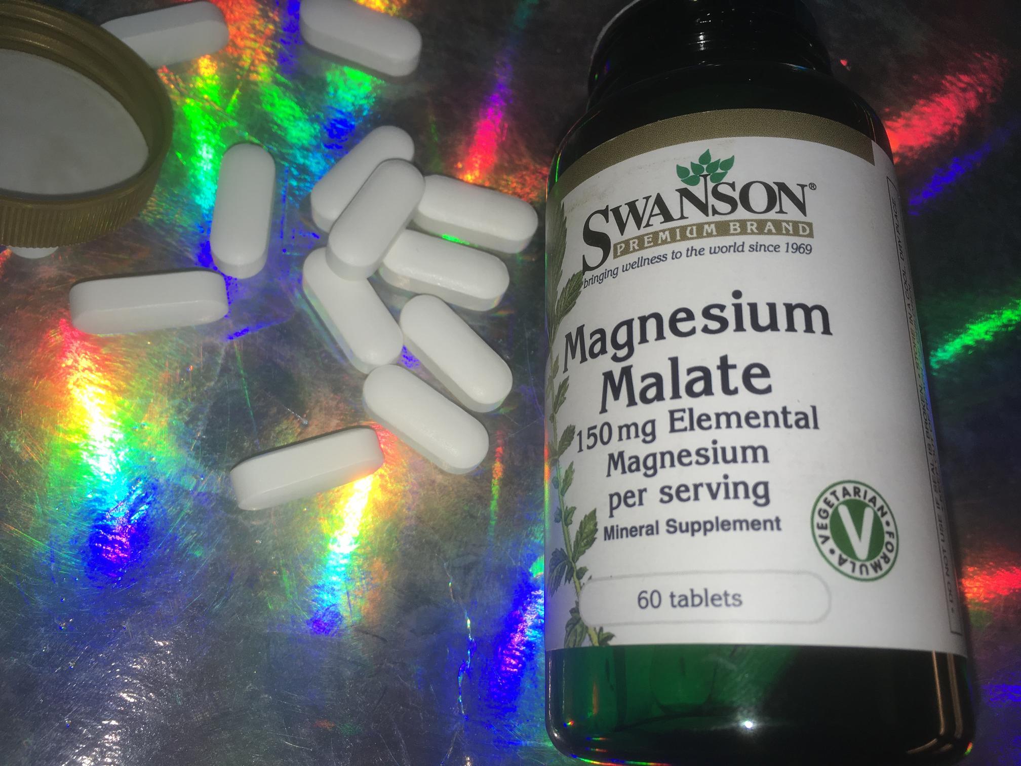 Swanson Magnesium Malate, 150mg Elemental Magnesium 60 tablets