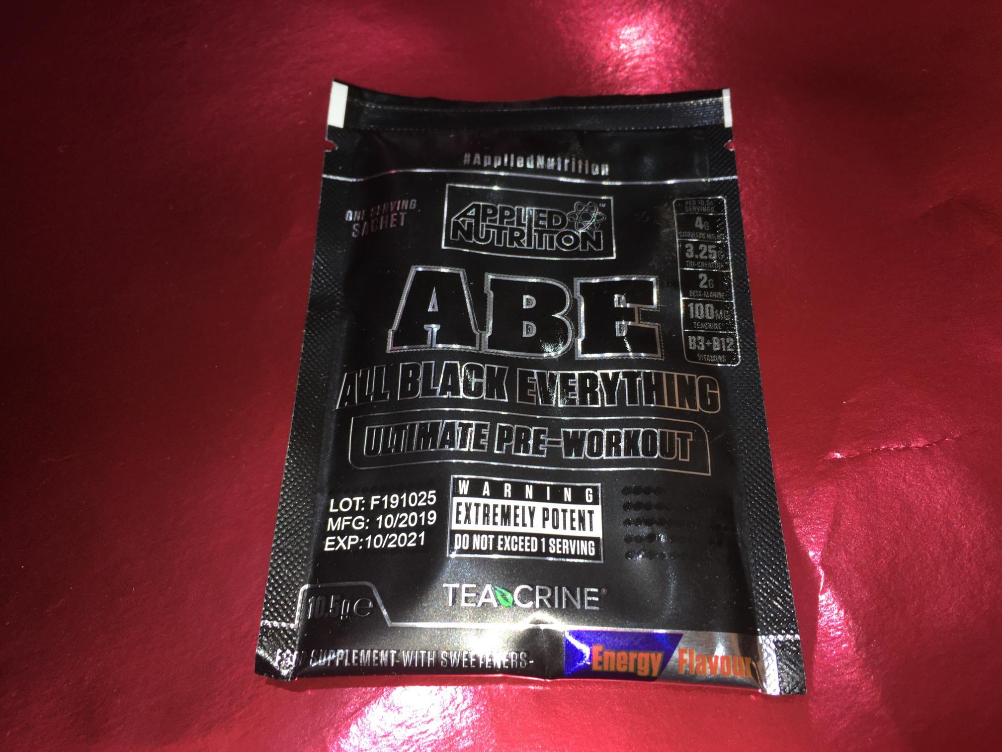 Applied Nutrition ABE Pre-Workout Powder (375g) + Black Shaker - Icy Blue  Raz Flavor With Creatine, Beta-Alanine & Caffeine For Energy & Focus Pre  Workout Powder