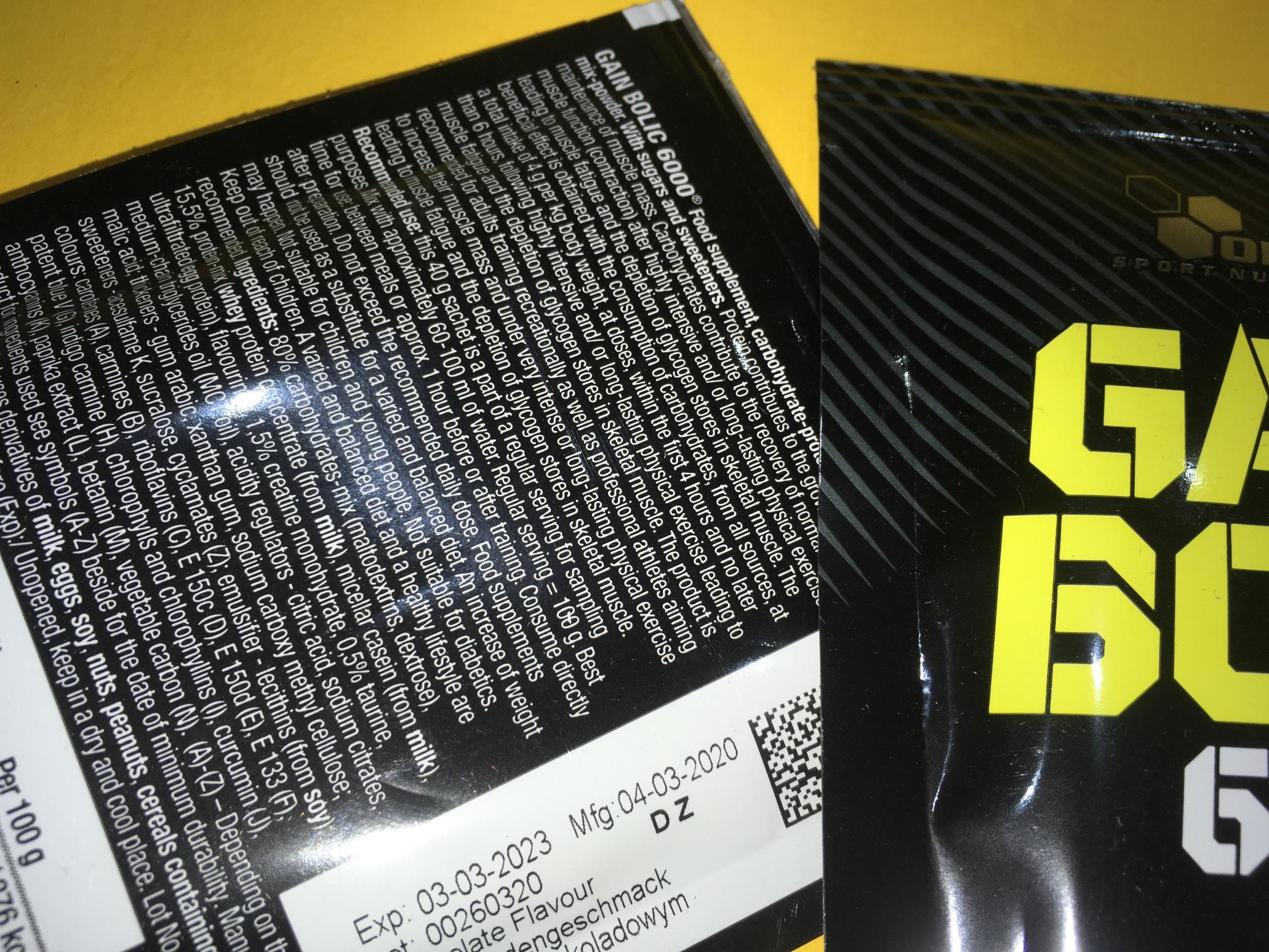Olimp Nutrition Gain Bolic 6000 - Bodybuilding and Sports Supplements