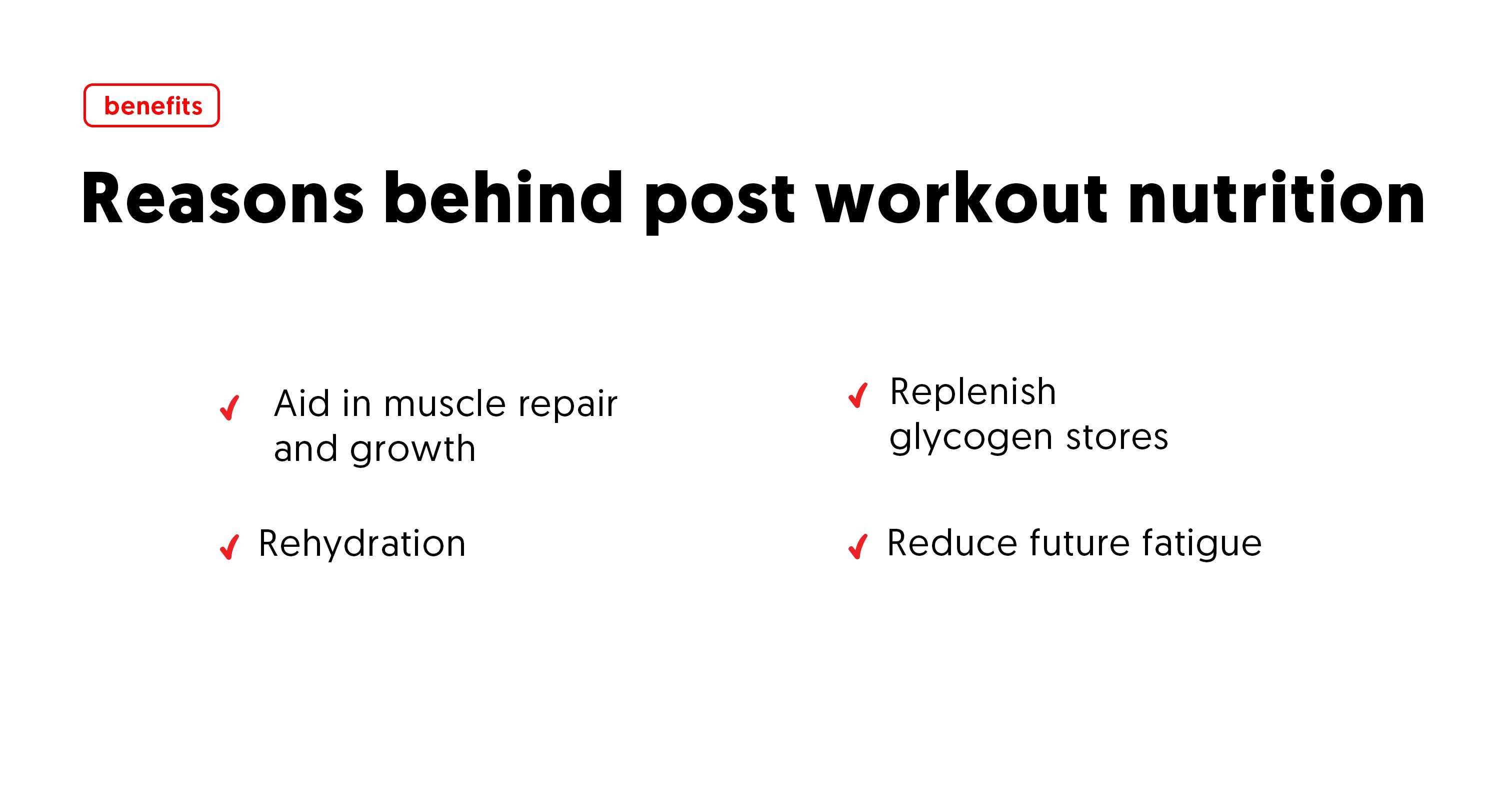 Blog Benefits of post workout nutrition Bodybuilding and Sports